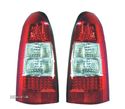 FAROLINS TRASEIROS LED PARA OPEL ASTRA CARAVAN 97-04 VERMELHO BRANCO - 1