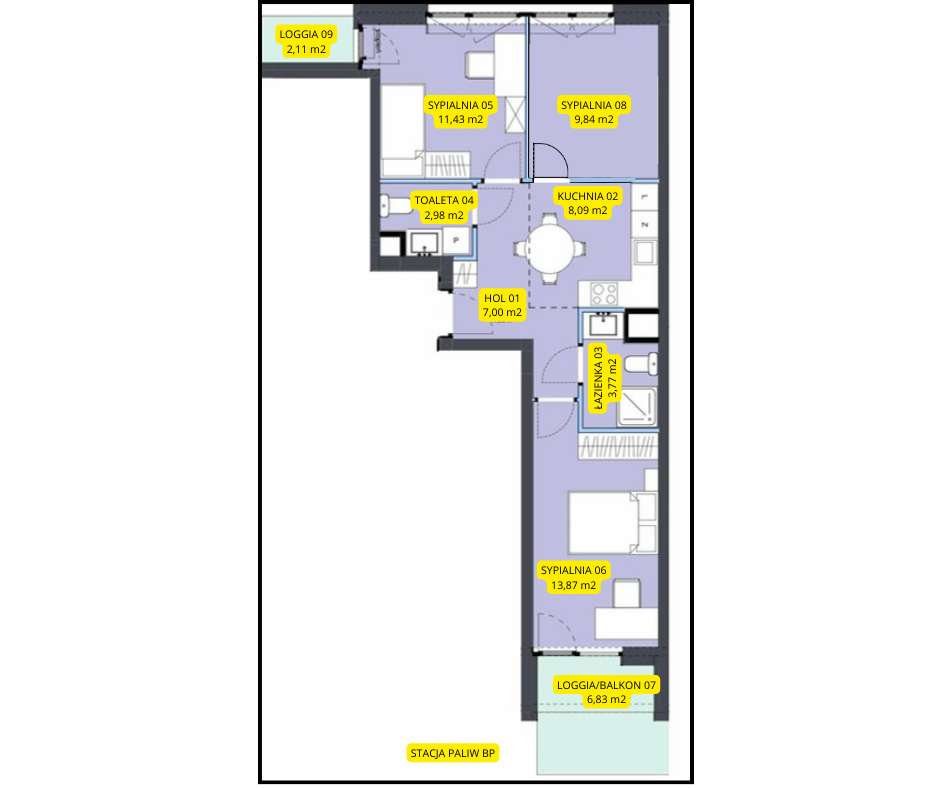 NOWOCZESNY POKÓJ DO WYNAJĘCIA–UL. CISZEWSKIEGO 9 NOWY BLOK OBOK SGGW - Pełny obrazek: 5/19