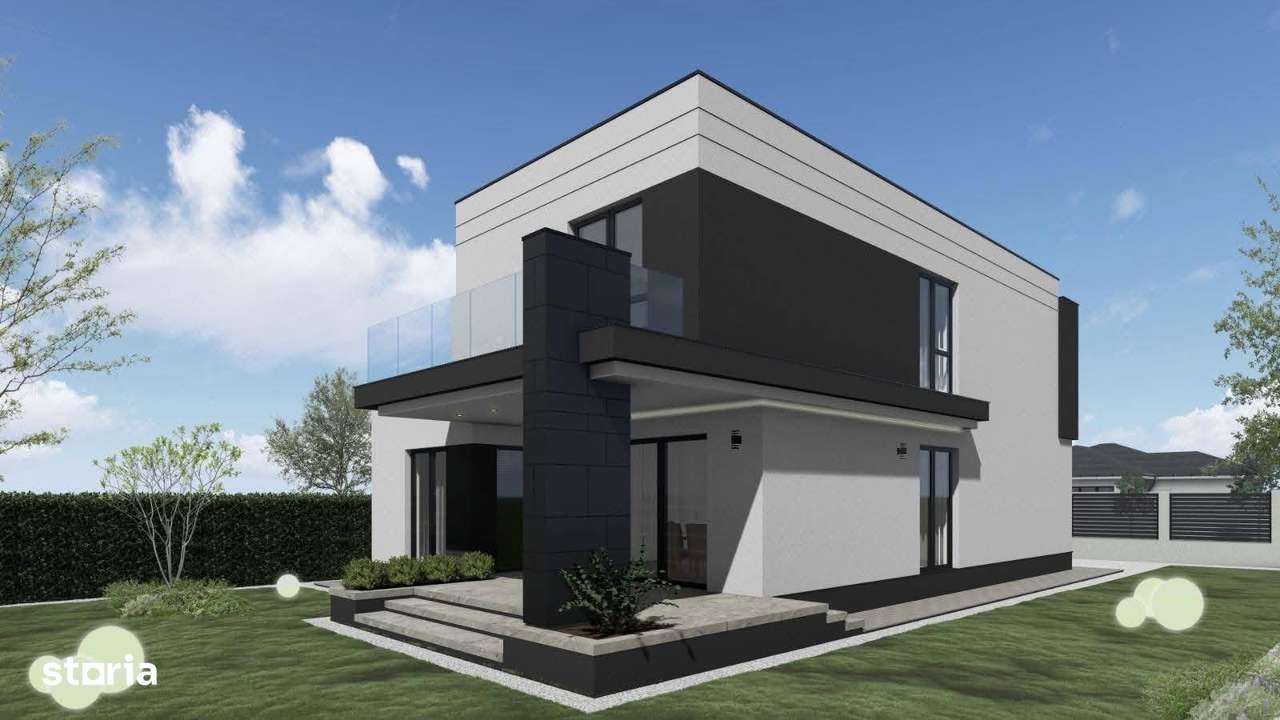 PROIECT NOU!Casa cu design deosebit in Oncea,Oradea !-4