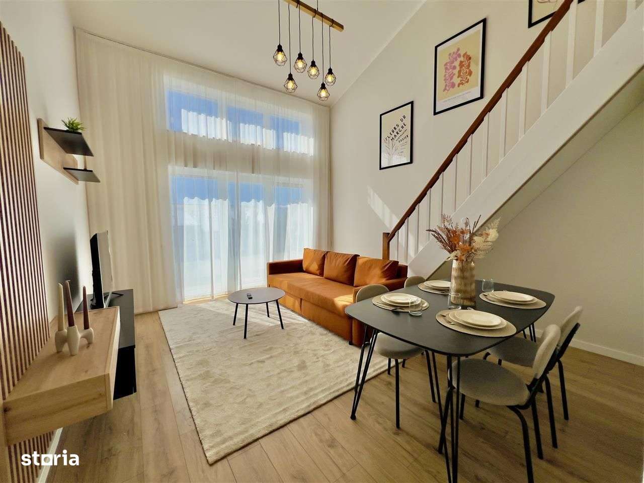 Penthouse 4 camere -  mobilat lux, intabulat, AC, parcare – DaVinci-0