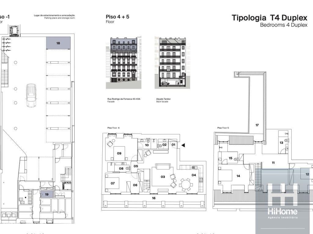 Apartamento T4 duplex em Rodrigo da Fonseca Prime Residences - Grande imagem: 44/44