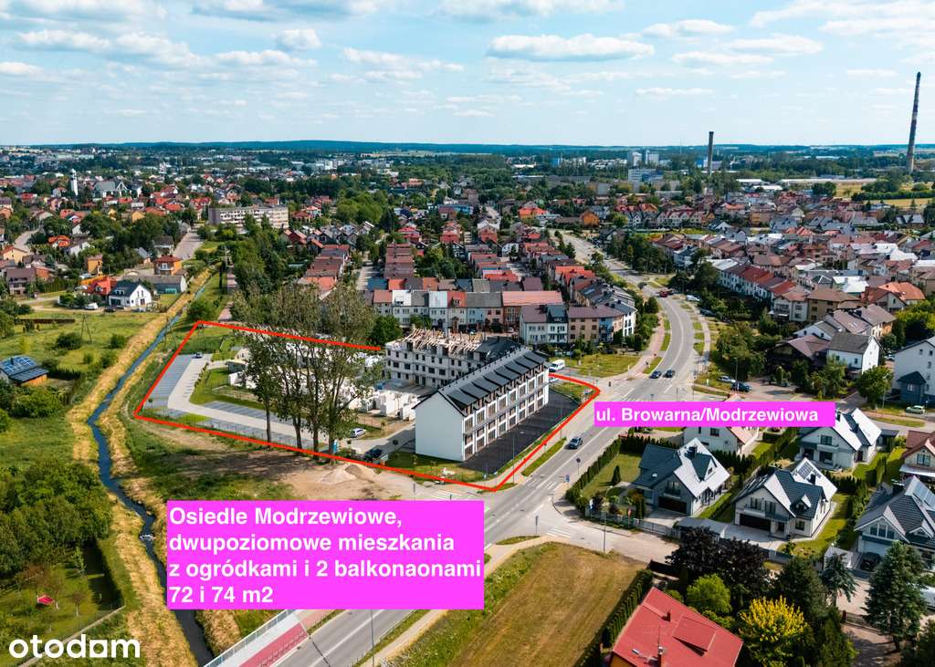 Dwupoziomowe mieszkanie z ogródkiem, Modrzewiowa-3