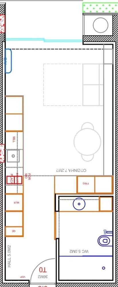 Apartamento T0 em Condomínio com Piscina em São Víctor Braga-16