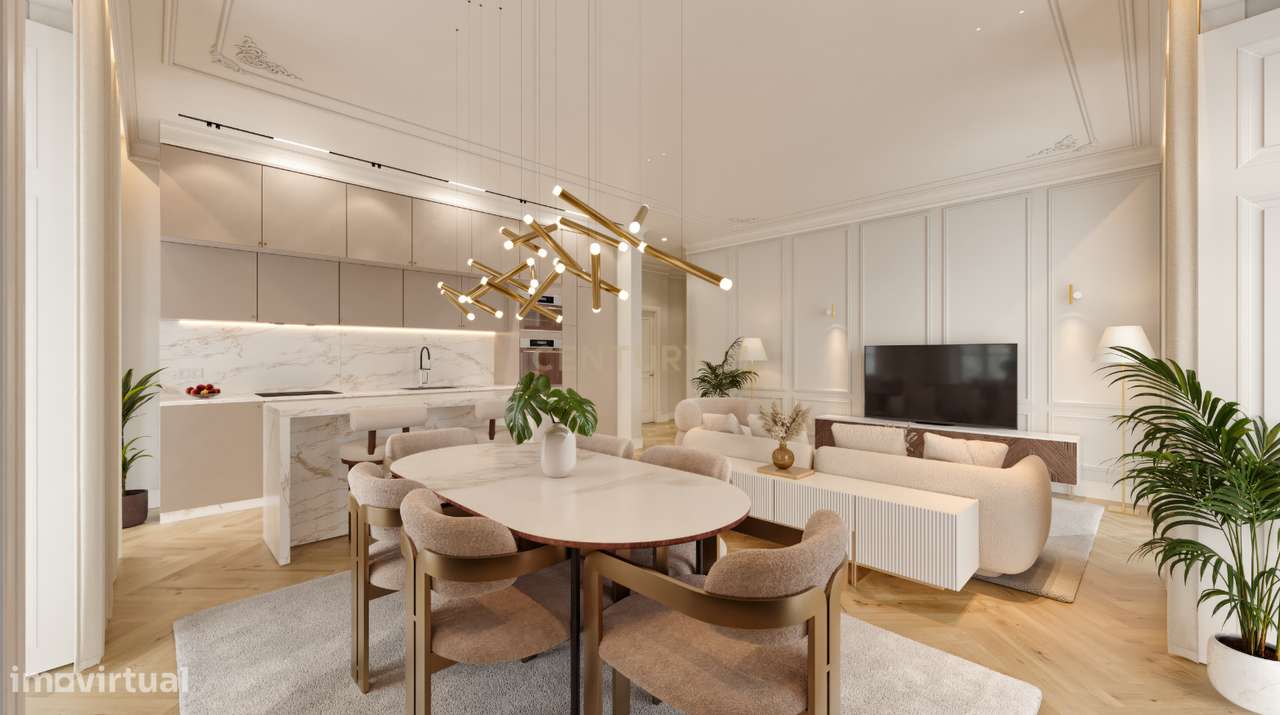 Elegante T2 com varanda e atmosfera residencial tranquila. - Grande imagem: 3/10