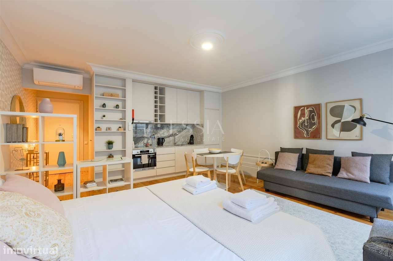 Apartamento T0 Mobilado e Equipado - Para Habitação ou AL | Cedofeita - Grande imagem: 4/20