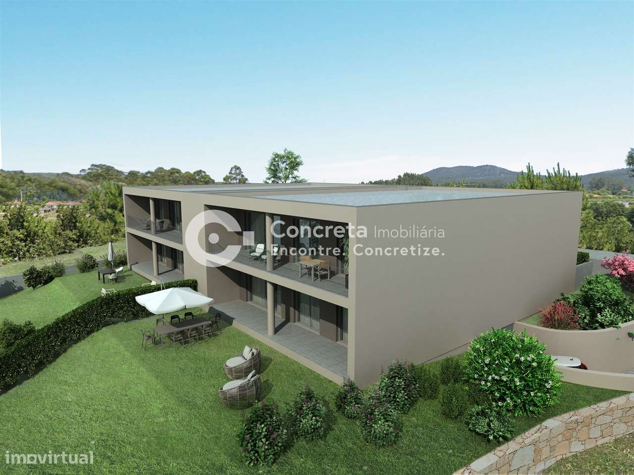 Apartamento T2 novo com logradouro em Vilar do Monte, Barcelos - Grande imagem: 2/8