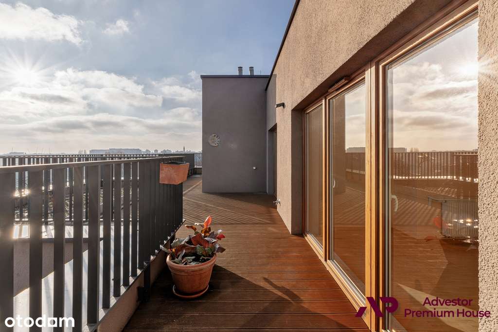 Penthouse z dużym tarasem i ogródkiem-17