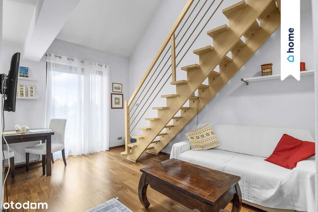 Słoneczne mieszkanie z antresolą i dużym balkonem - Pełny obrazek: 4/14