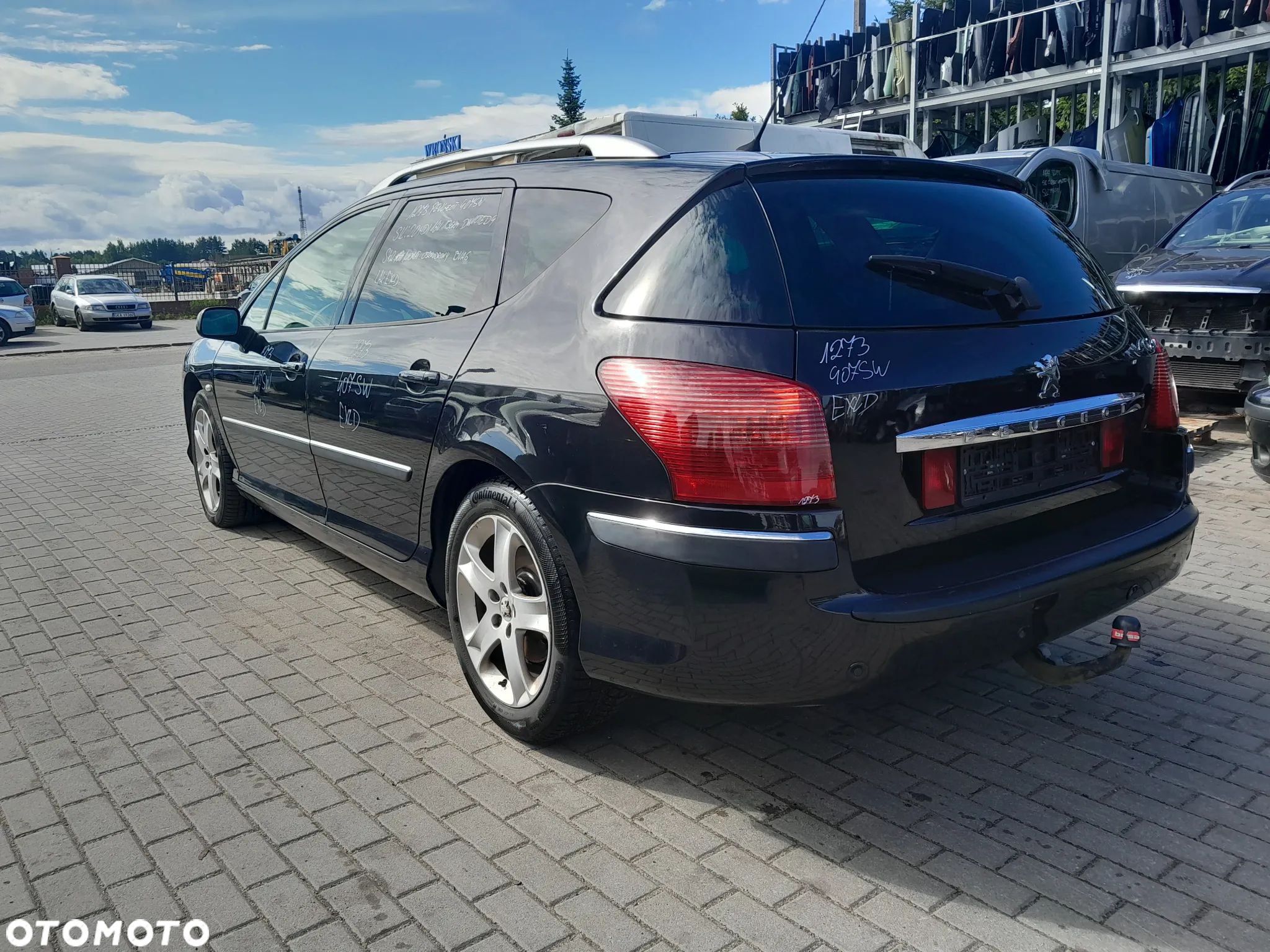 PEUGEOT 407 SW TYLNE ZAWIESZENIE KOMPLETNE - 1