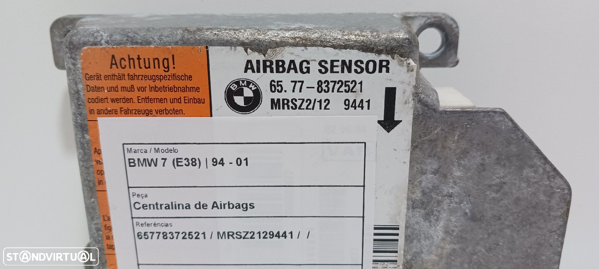 Centralina De Airbags Bmw 7 (E38) - 3