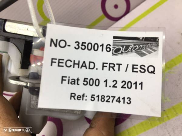 Fechadura Frt / Esq   Fiat 500 3 Portas de 2011 - Ref: 51827413	- NO350016 - 2