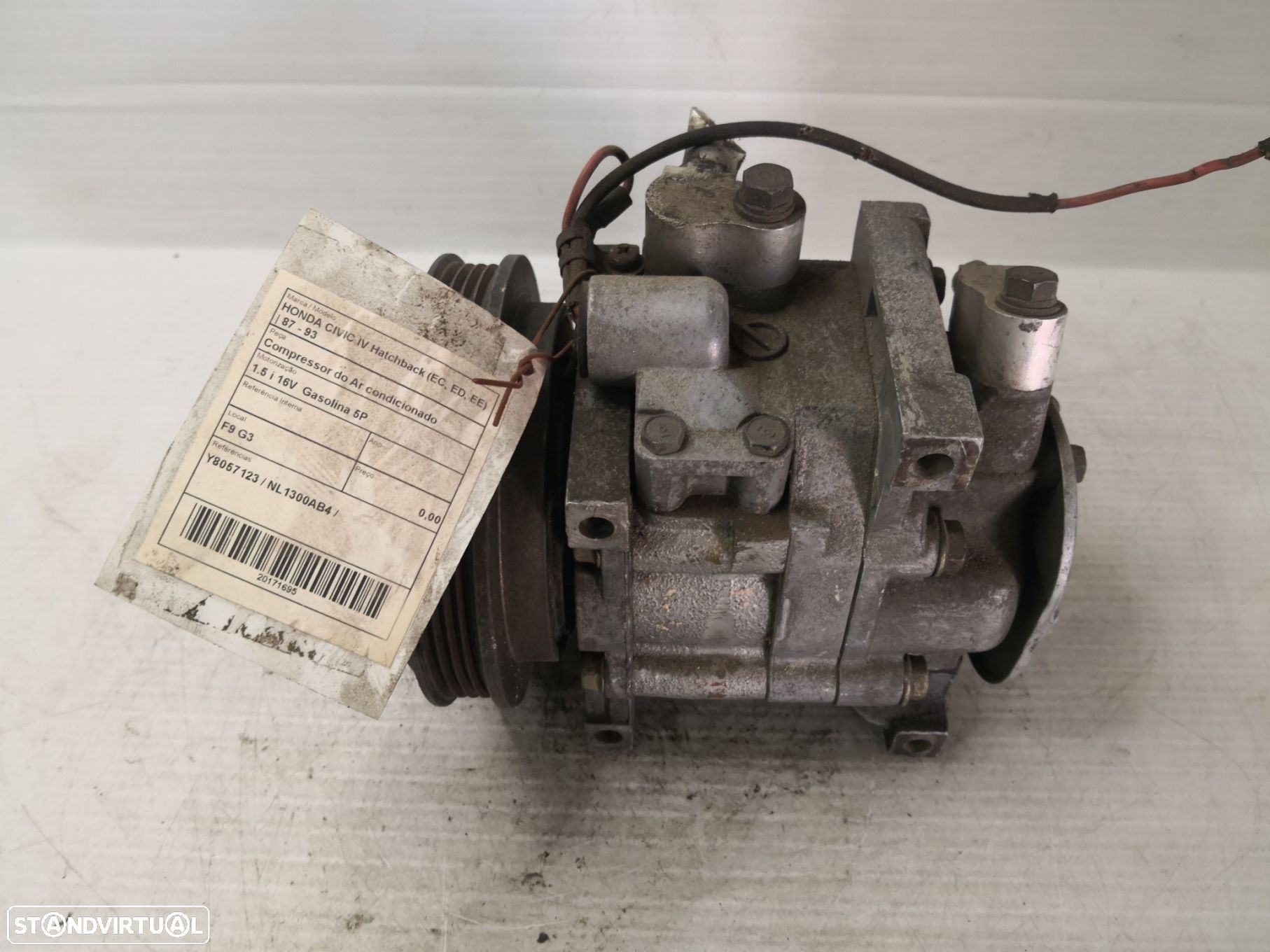 Compressor Do Ar Condicionado Honda Civic Iv Hatchback (Ec, Ed, Ee) - 1