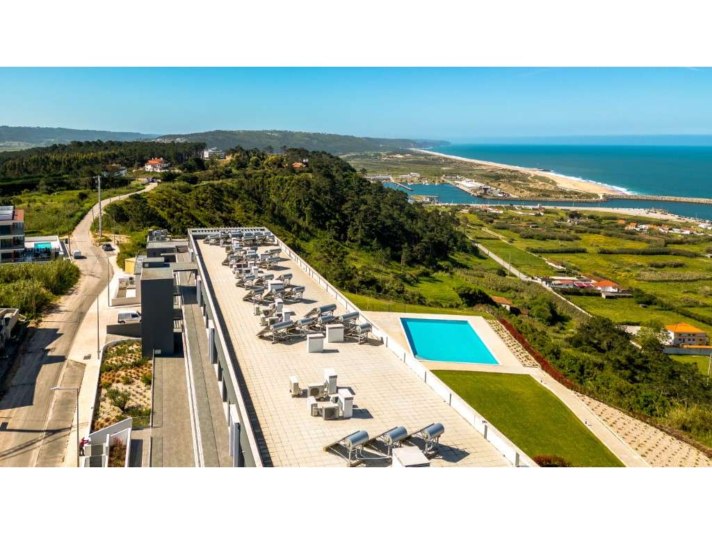 Apartamento T2 na Pederneira com piscina e Vista Mar-17