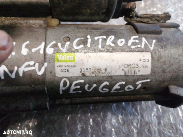 electromotor peugeot citroen 1.6 16v benzina cod motor nfu peugeot 307 1.6 16v citroen c4 1.6 16v - 4