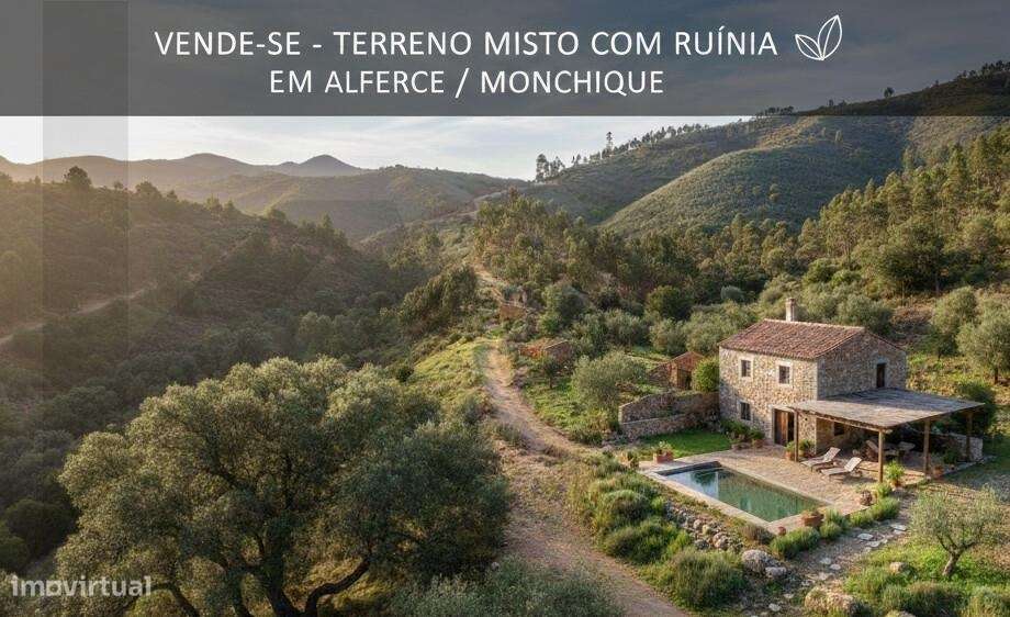 Terreno Misto com Ruína em Alferce / Monchique — Oportunidade Única no - Grande imagem: 2/40