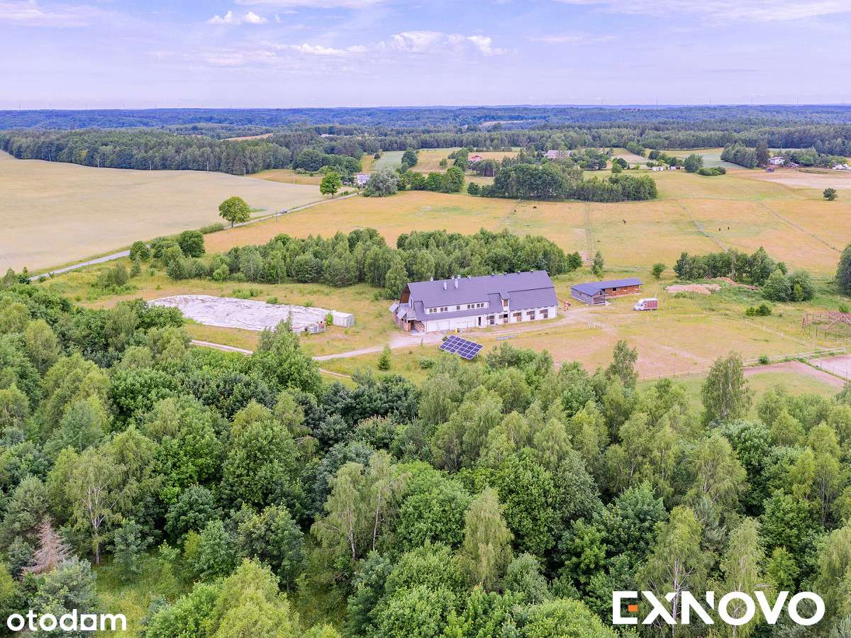 Siedlisko ze stajnią na 4-ha działce na Kaszubach.-2