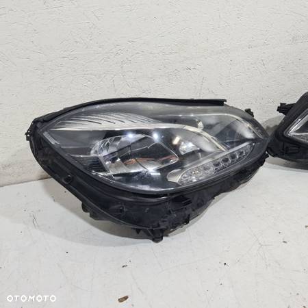 LAMPY PRZOD KOMPLETNE LED PERFORMANCE MERCEDES E W212 LIFT 2128204739 ORYGINALNE DEMONTAZ - 3