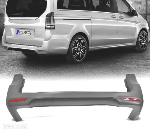 PARA-CHOQUE TRASEIRO PARA MERCEDES VITO W447 14-19 LOOK AMG - 1