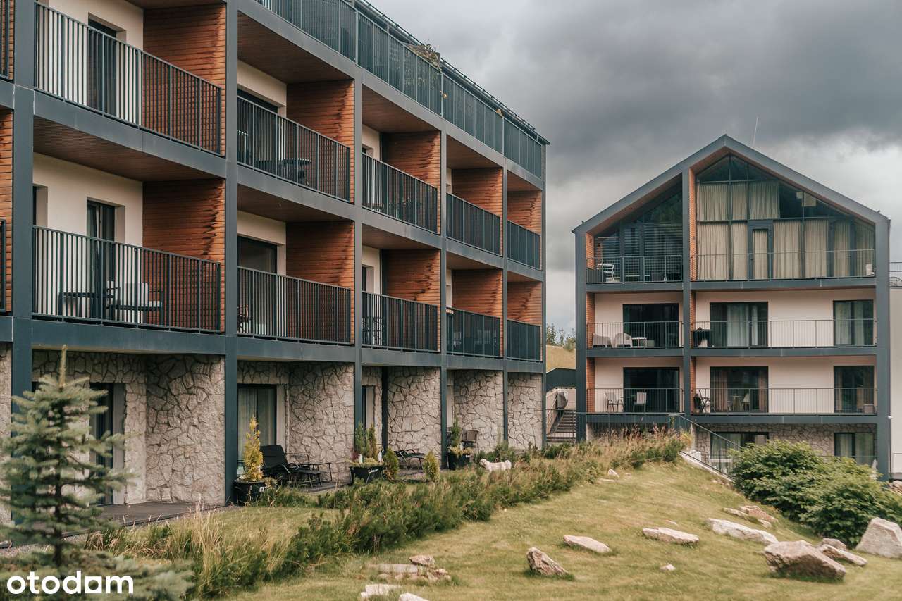 Apartament z zielonym tarasem, sauna, narciarnia, widoki, przy stoku-4