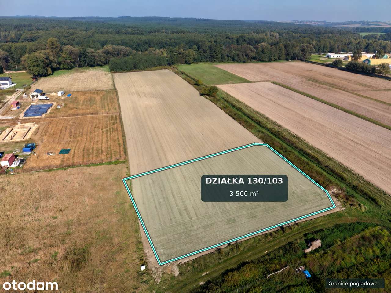 OZOROWICE | 3500 m² | DZIAŁKA BUDOWLANA | PRĄD NA DZIAŁCE | MPZP-0