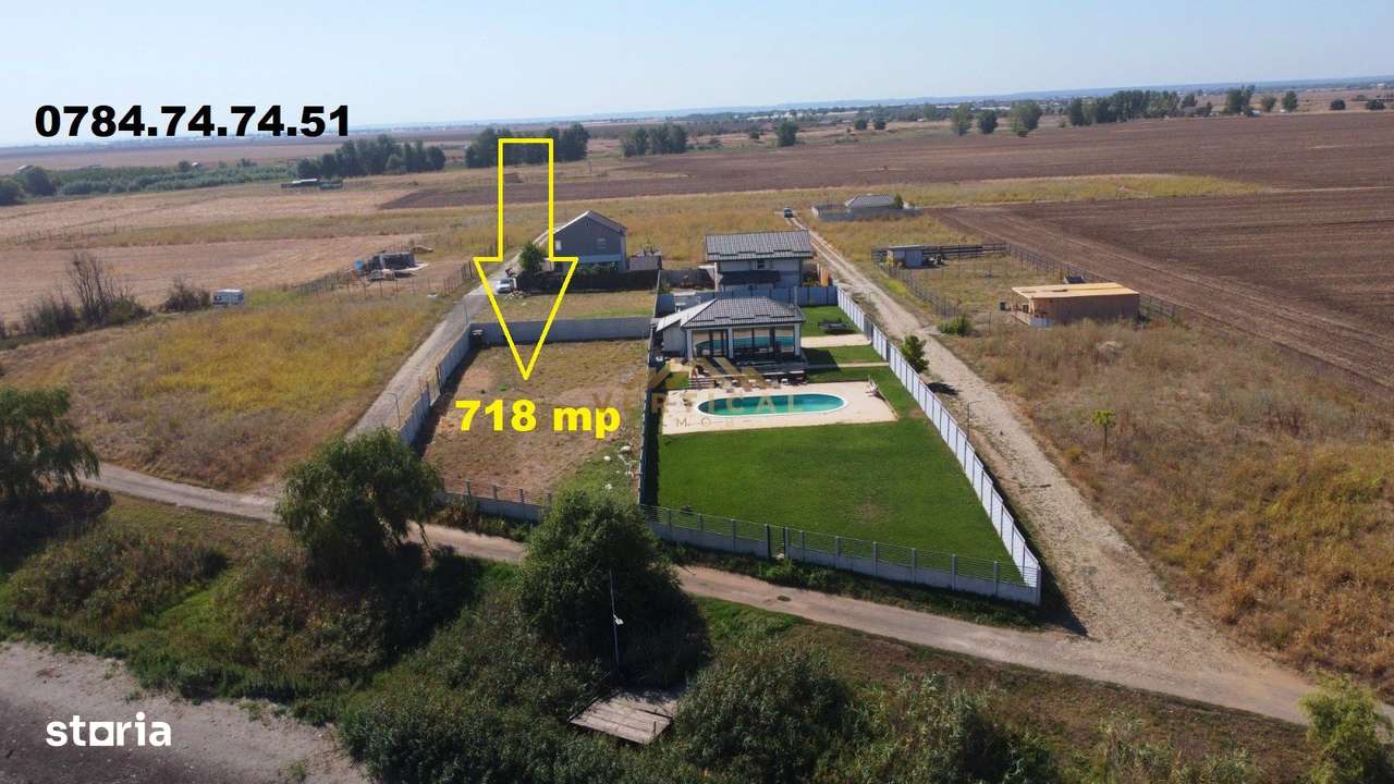 Teren 718 mp | zona de lacuri | comuna Berceni - Imagine principală: 1/3