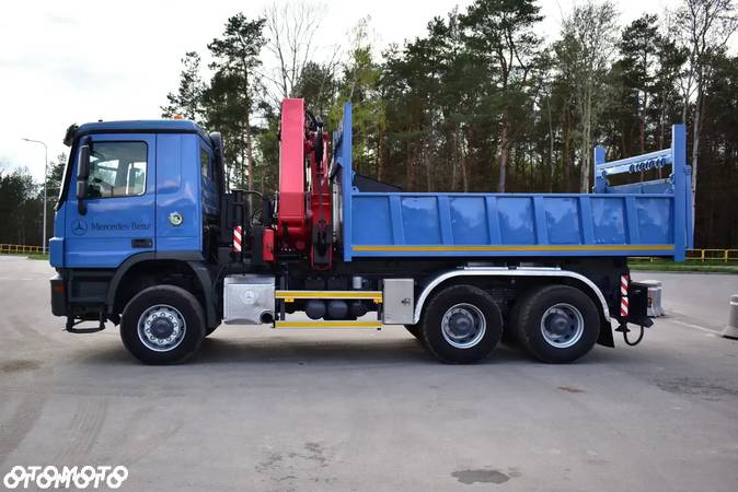 Mercedes-Benz ACTROS 3341 6x6 HMF 4220 K-4 HDS Żuraw Wywrotka Crane Kiper - 9