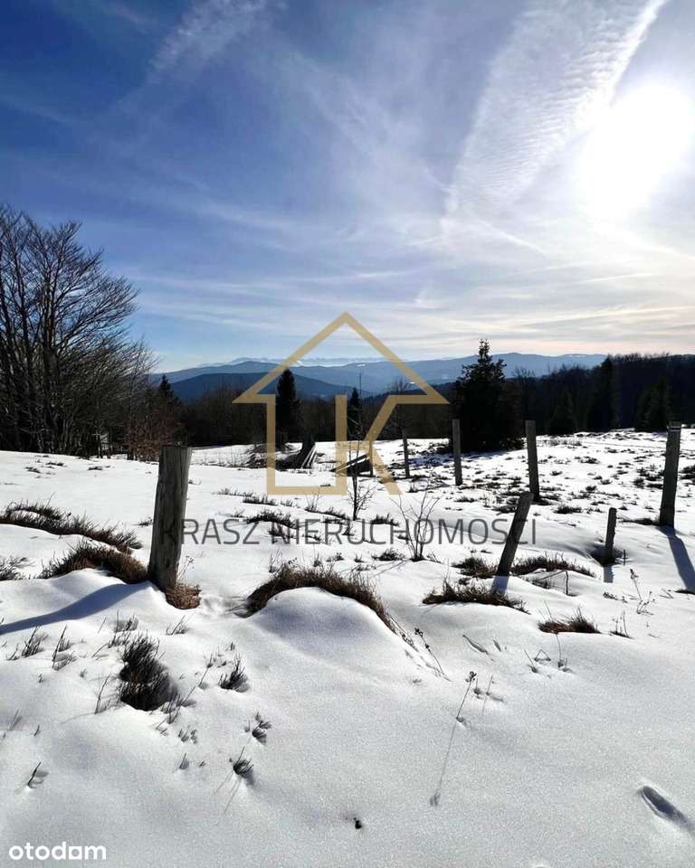 Działka na Mogielicy-polana ciszy i góry-1
