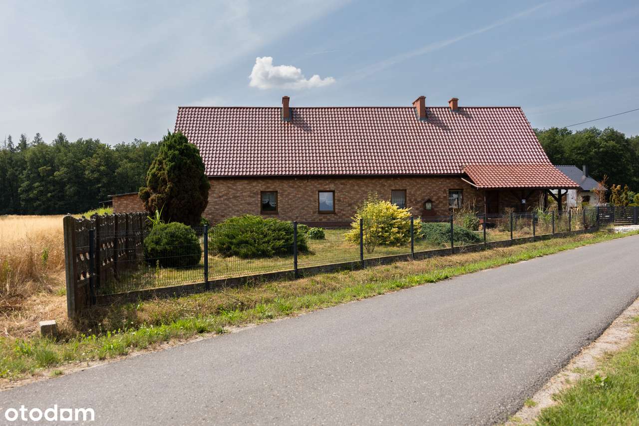 Dom z potencjałem pod lasem | Działka 2200 m² | Zabudowania |Unieszów