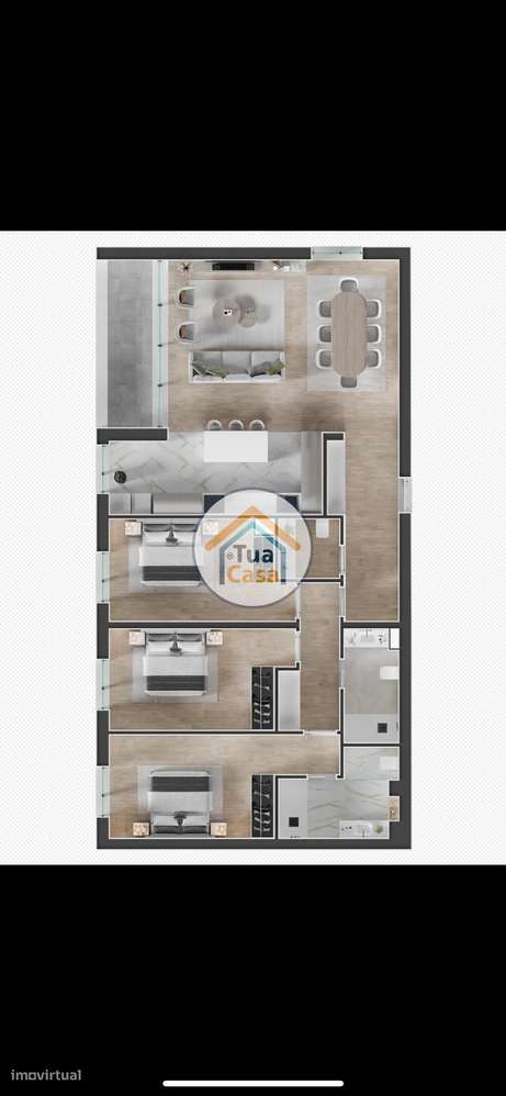 Apartamento T3 Novo - Canidelo - Grande imagem: 5/16