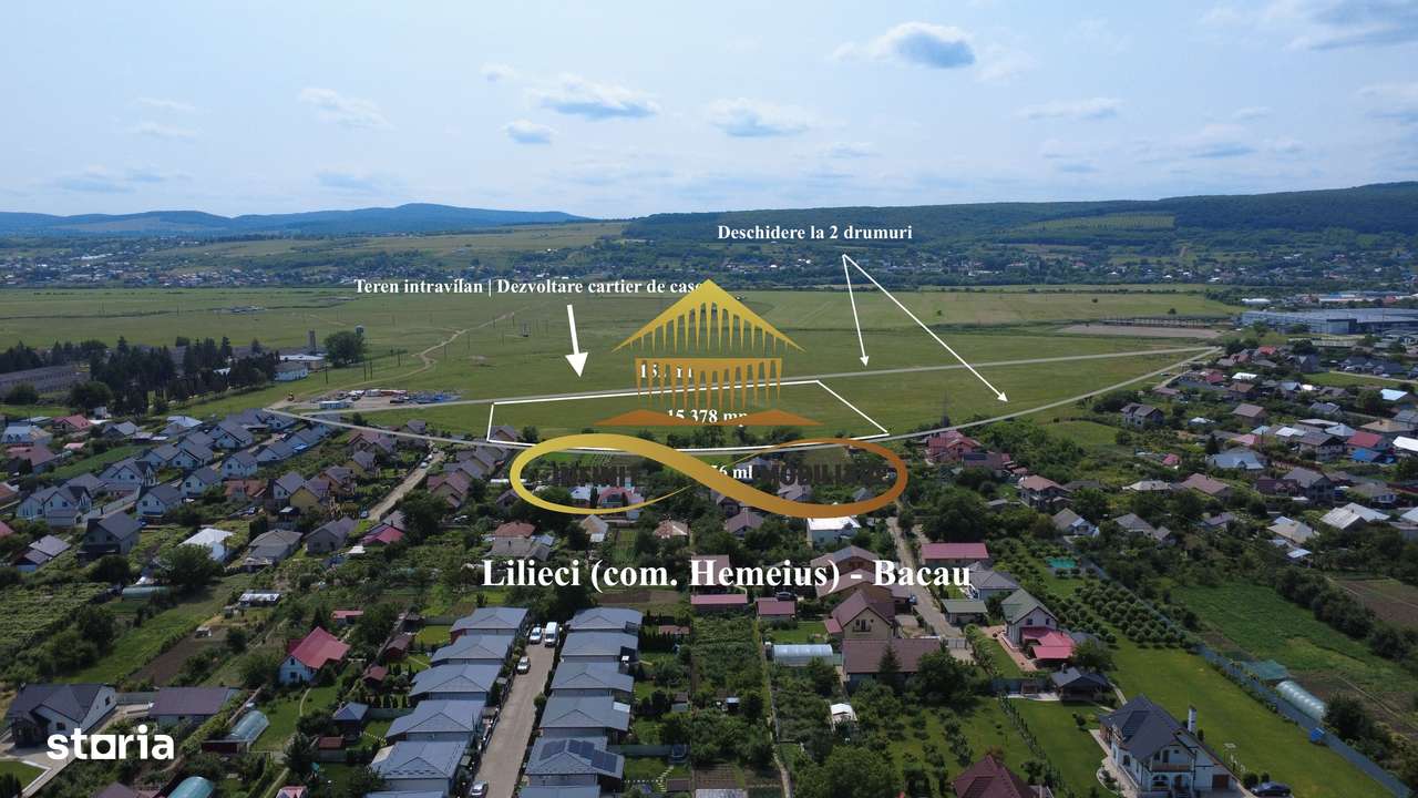 Teren intravilan | Ideal cartier rezidential | Lilieci -  de vanzare - Imagine principală: 1/9