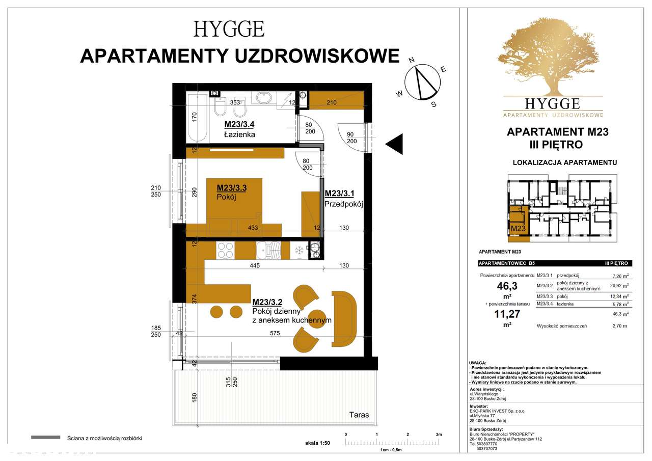 Apartamenty Hygge | mieszkanie B5_M23 - Pełny obrazek: 2/7