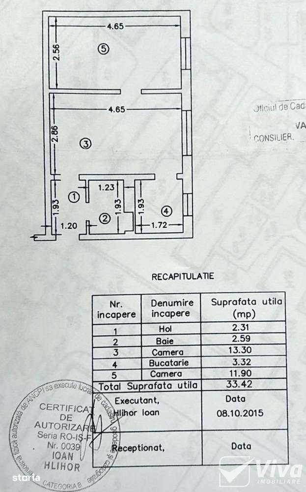 Alexandru – Familial | 2 camere | Recent Renovat | Mobilat și Utilat - Imagine principală: 4/5