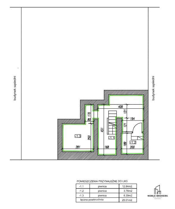 ul. Moniuszki | 5 pokoi+2 kuchnie | ogród | 106,73-19