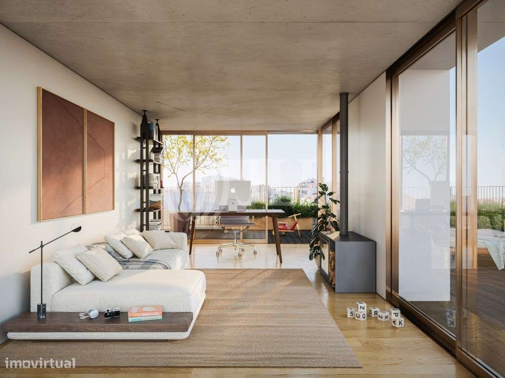 Apartamento T2 novo, no Ocean Flow, Matosinhos, Porto - Grande imagem: 3/40