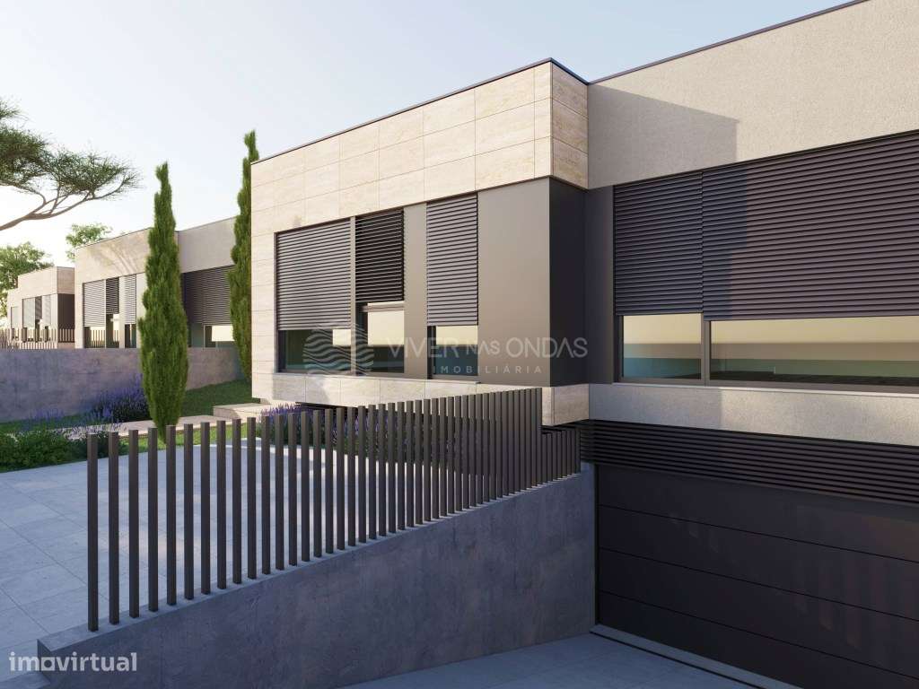 Moradia nova térrea T3+1 com piscina em São Vítor-Braga. - Grande imagem: 3/31