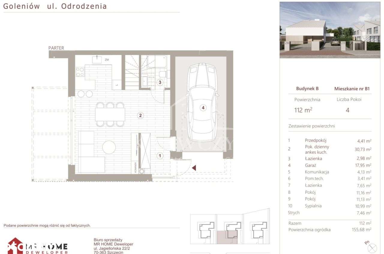 Goleniów - Nowoczesne Domy - ul. Odrodzenia-9