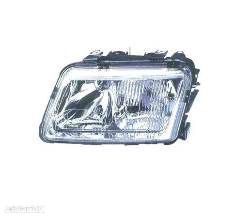 FAROL ESQ OPTICAS COM LUZ DE NEVOEIRO PARA AUDI A3 96-00 - 1