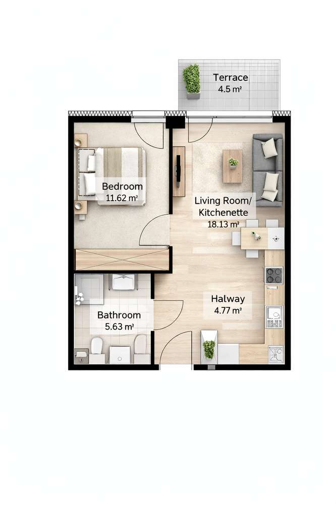 Śródmieście- mieszkanie inwestycyjne- bez PCC-możliwość odliczenia VAT-4