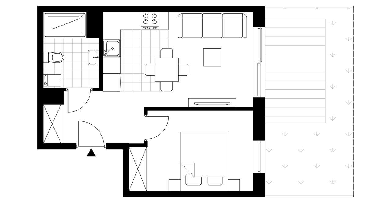 Vanda Park | mieszkanie 2-pok.| C.0.1 - Pełny obrazek: 4/9