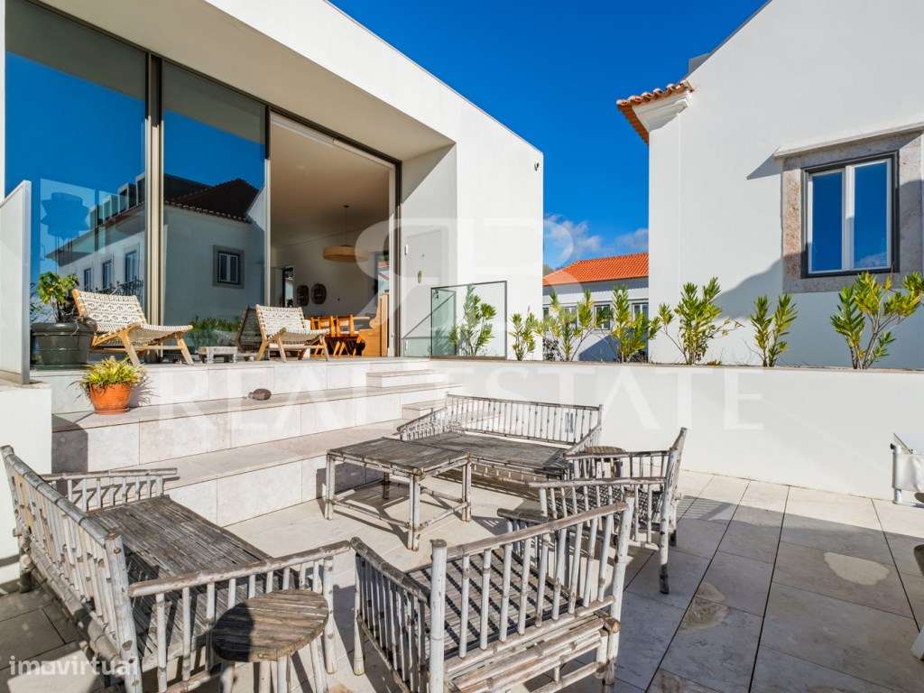 T3 duplex com VISTA + TERRAÇOS + PISCINA + GARAGEM em São Vicente -...-32