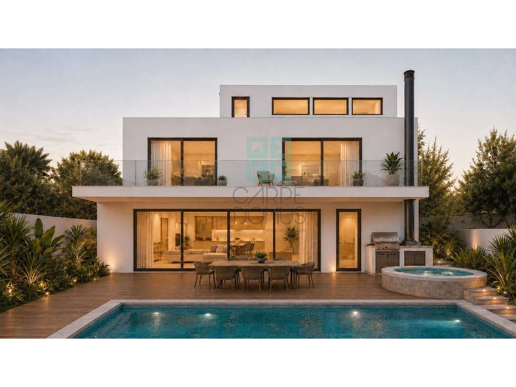 Lote com projeto aprovado, piscina e vistas de mar, centro de Tavir...-43