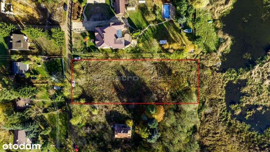 Działka nad Narwią z linią brzegową-7