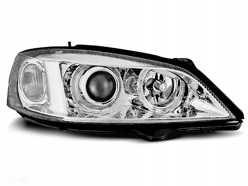 LAMPY OPEL ASTRA II G 97-04 ANGEL EYES CHROME - 1