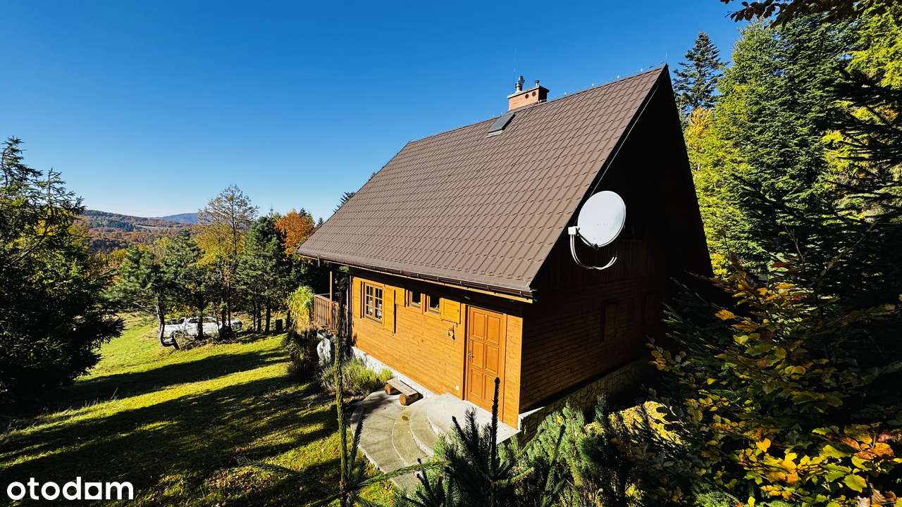 Dom pod szczerym lasem - widoki , tarasy , balia , wędzok BRENNA-4