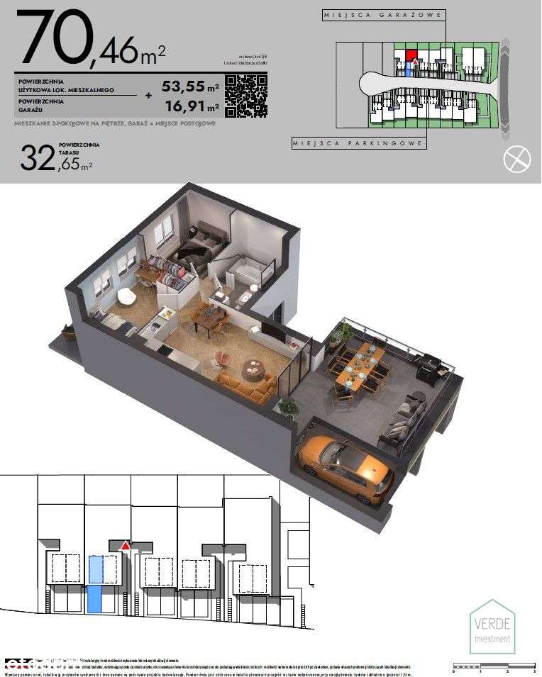 Mieszkanie 3-pok, duży taras, fotowoltaika, garaż!-5