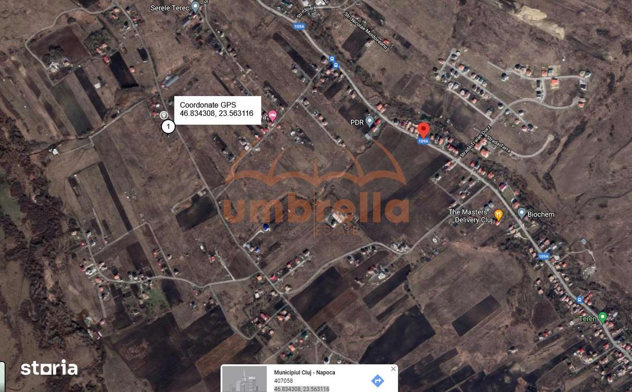 Teren de vanzare extravilan,  Valea Chintaului ! Parcele 500m² - Imagine principală: 2/4