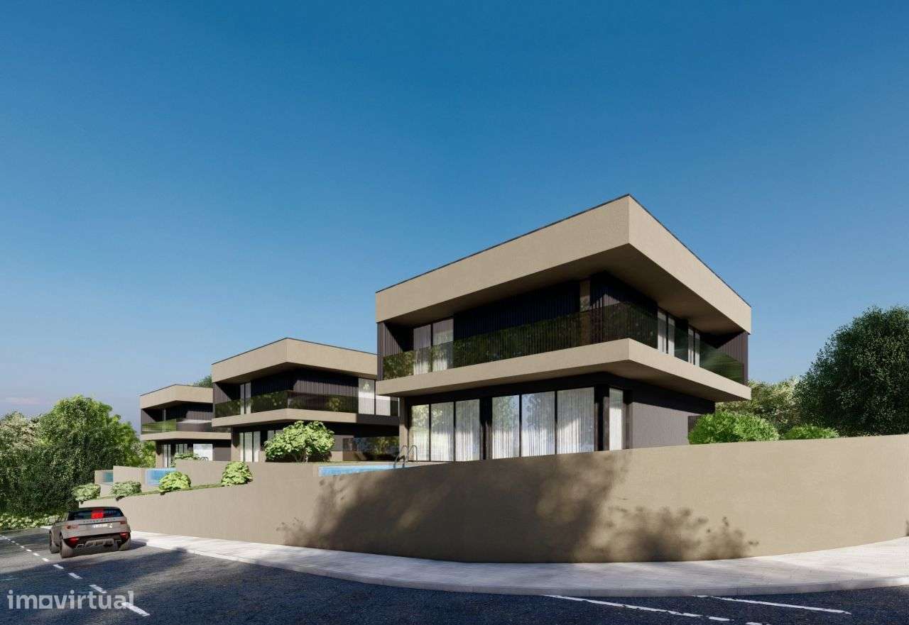 Moradia T3 em estrutura com garagem, jardim e vistas verdes-5