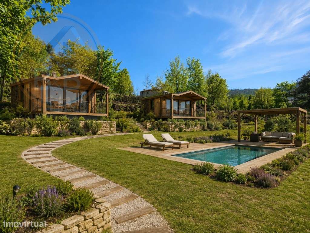 Quinta junto ao rio e área de lazer de Santa Senhorinha de Basto, C...-9