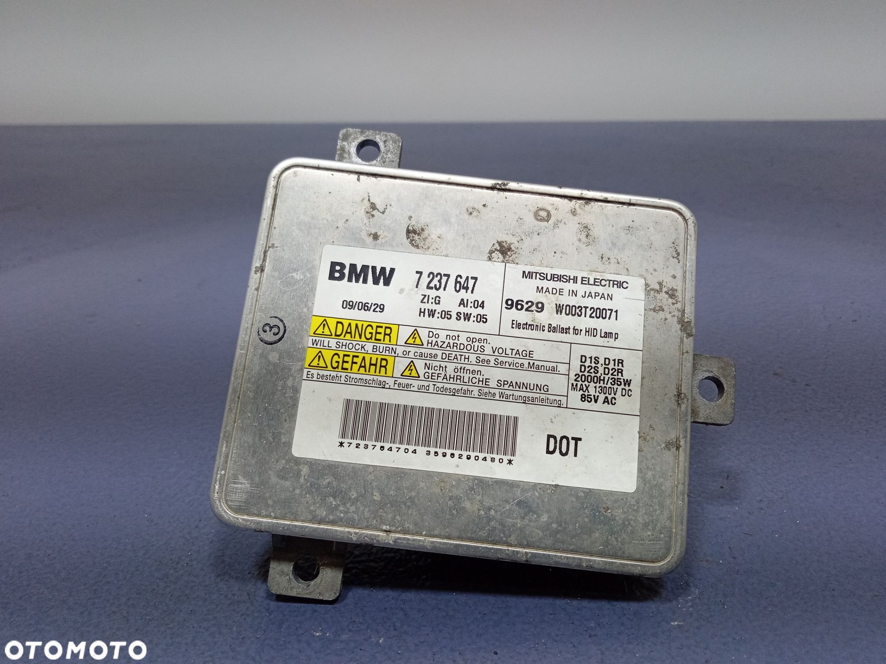 BMW X1 E84 E90 E91 LCI PRZETWORNICA XENON 7237647 - 1