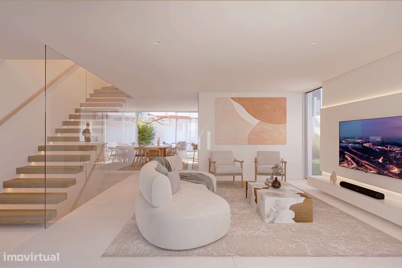 Moradia T3 semi-geminada com piscina e vista mar – Praia da Luz, Lagos - Grande imagem: 1/16